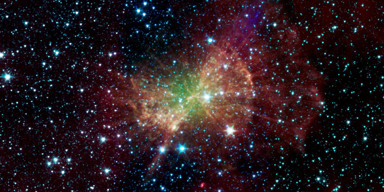 A nebula photographed by NASA