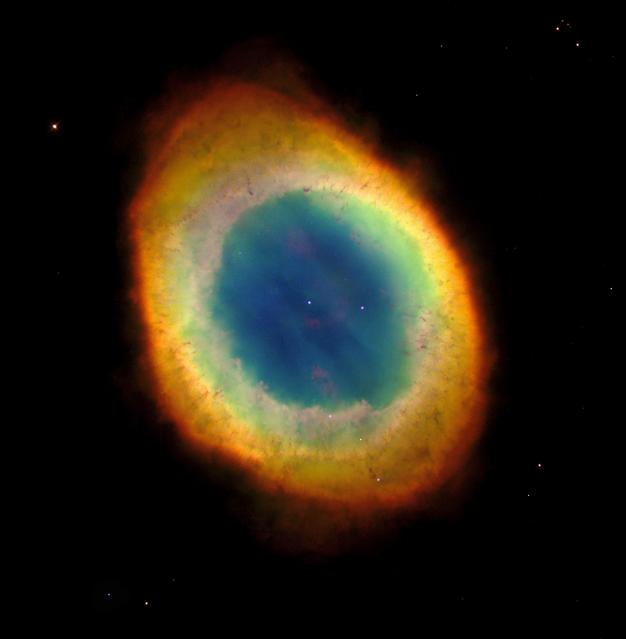 Clouds of starlight in deep space