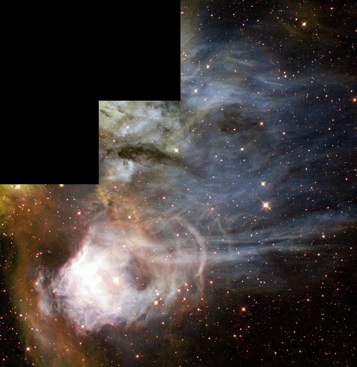 A nebula in deep space
