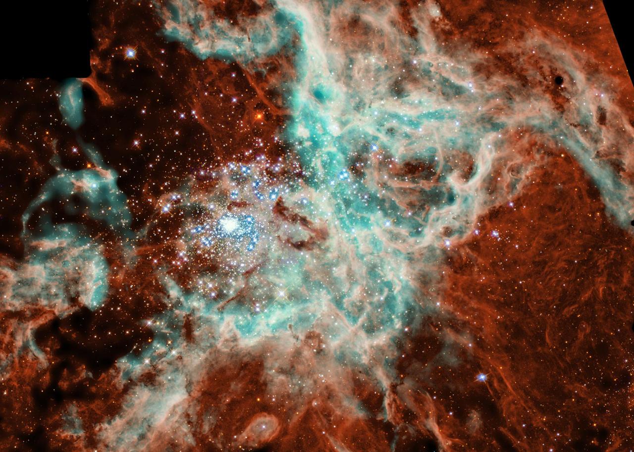 A nebula in deep space