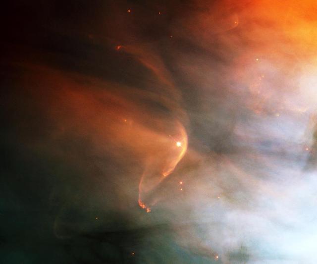 A nebula in deep space